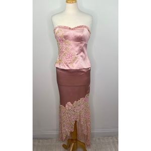 Vintage Cache 2 Piece 100 % Silk